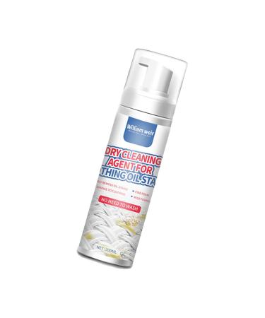 Dry Cleaner for Clothes - Dry Cleaner Cleaning Fluid for Laundry Stain Removal - at Home Spot Stain Remover for Food Drink Oil Stains Yuny 200ml