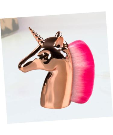 POPETPOP 1pc Tuck in Foundation Makeup Unicorn Makeup Make up Liquid Foundation Brush Foundation Brush for Liquid Makeup Major Horse Head 9x8cm Pink - Buy Online on GoSupps.com
