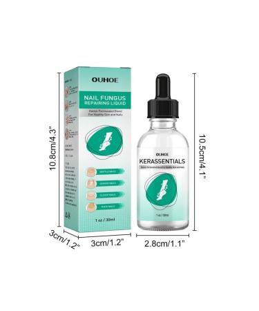 Kerassentials 2PC Toenail Fungus Oil for Healthy Nails and Skin 60ml - Buy Online on GoSupps.com