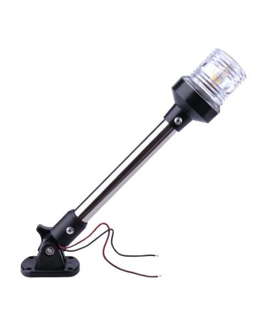 marinexplore Boat Stern Light,White LED Anchor Light,3 Nautical Mile Bimini Top Lights,Boat Light for Pontoon,Fishing Boat,All Round 1224V,12'' 12" - Buy Online on GoSupps.com