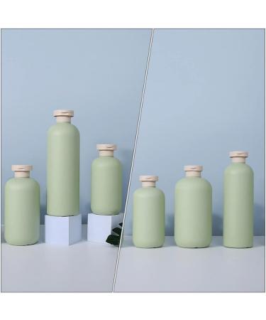 minkissy 3pcs Flip Cap Shampoo Bottles Empty Sub Package Squeeze Bottles Shower Gel Bottle Refillable Containers for Shampoo Lotions Cream Wash Conditioner Green 16.3x7.6cm - Buy Online on GoSupps.com