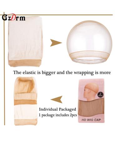 12 Packs 24 Pieces HD Wig Caps - Ultra Thin Nylon Stretch Mesh Stocking Cap for Wigs - Buy Online on GoSupps.com