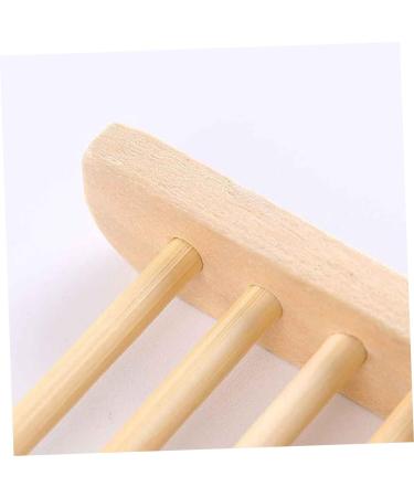 Ciieeo 3 Sets Soap Ravk Wooden Soap Case Holder Mini Trash Can Claw Rings Soap Dish Bathroom Wooden Soap Holder Soap Riser Sink Soap Holder Sponge Sink Holder Ravik Handmade Soap Bamboo - Buy Online on GoSupps.com