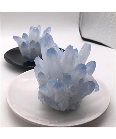 1pc Natural Blue Crystals Quartz Cluster Freeform Reiki Stones Room Home Office Aquarium Decoration Accessories Gemstone Home Decoration (Size : 460-560g) - Buy Online on GoSupps.com