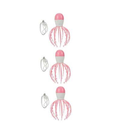 Tovinanna 3st massage device Portable massage lounger circulation promote scratching trees to the scalp scalp massage brush head guasha-scrub electrical octopus
