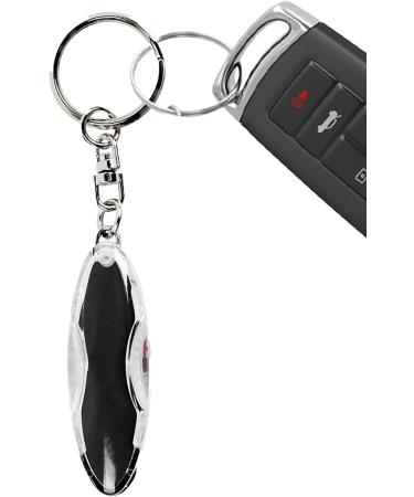 Anti-Static Keychain | Reusable Static Electricity Releaser | Led Light Static Eliminator Discharger for Daily Life Door Black - Buy Online on GoSupps.com