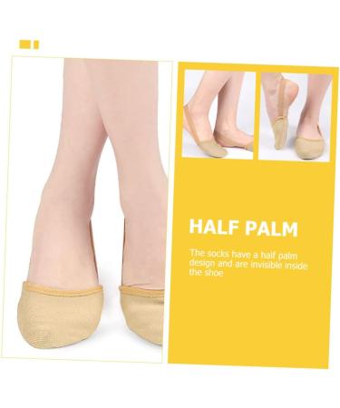 FRCOLOR Yoga Toe Protector Socks - 5 Pairs Non-Slip Forefoot Cushions for High Heels Breathable Palm Pads & Comfort for Every Step - Buy Online on GoSupps.com