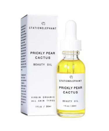 ORGANIC PRICKLY PEAR CACTUS VEGAN BEAUTY OIL | Virgin Opuntia Ficus Cactus Serum Oil | All Natural Moisturizer | Barbary Fig Antiaging Face Serum | Made in USA | Gift for Her