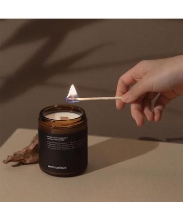 100Pcs Natural Wooden Candle Wicks with Trimmer for DIY Candle Making - 5.1 X 0.51inch - Buy Online on GoSupps.com
