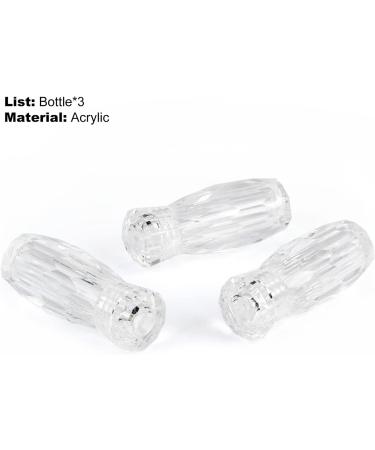 Buy SANWOOD 3pcs Leak Proof Nail Bottle Set Transparent Glitter Micro Beads Caviar Decoration Box for Home Use International Shipping Available - Buy Online on GoSupps.com