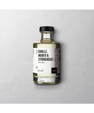 Wajos Chamomile Ginger Lemongrass Syrup 200ml - Perfect Tonic for Gin & Cocktails Ideal Bar Gift | International Shipping - Buy Online on GoSupps.com