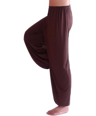 HOEREV Super Soft Coffee Yoga Pants Trousers for Men and Women - XX-Large - Buy Online on GoSupps.com