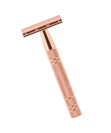 Wooneky Razor Double Razor Back Harrasier Women Safety Razor Manual Razor Alter Razor Women Razor Miss Metal Blade Handing is made of aluminum