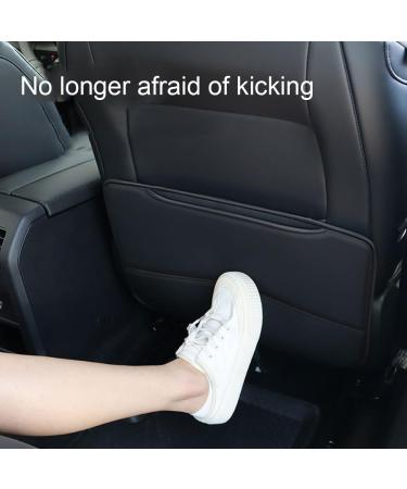 BEROZA 2Pcs Car Seat Back Anti Kick Pad for Citroen C5 Aircross 2017-2022 | Washable PU Leather Protector for Interior Seat Cover - Buy Online on GoSupps.com