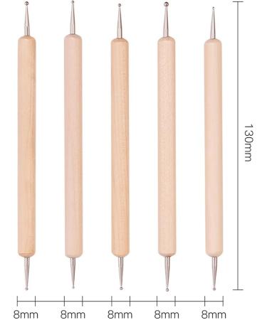 Yuusikco 10-Piece Dotting Pen Set - Nail Art Tools for Marbling & Stone Patterns | Perfect for Creative Nail Design - Buy Online on GoSupps.com
