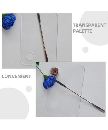 Buy Baluue Acrylic Makeup Palette Set - 2 Sets with Spatulas for Cosmetics Nail Art & Beauty Salon | International Shipping Available - Buy Online on GoSupps.com