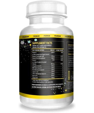ACTIF Cell Division Support Maximum Strength with 10+ Factors Non GMO 60 Capsules - Buy Online on GoSupps.com