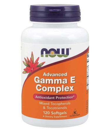 Now Foods, Advanced Gamma-E-Komplex, 120 Vitamin E Softgels