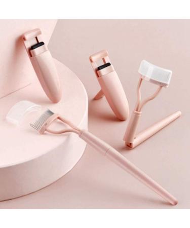 RIYAN 1 Set of Pink Portable Mini Eyelash Curler Set Extension Eyelash Comb Curler Curling Naturally and Lasting - Buy Online on GoSupps.com