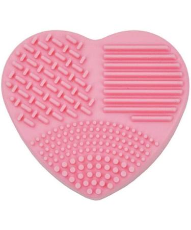 Glamza Durable Makeup Brush Cleaner Cosmetic Cleaning Silicone Egg Heart Glove Tool UK - Buy Online on GoSupps.com