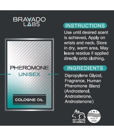 Premium Unisex Pheromone Cologne - Pheromones Perfumes for Women and Men - Pheromone Perfume Oil With Light Enduring Classic Scent - 0.34oz (10mL) - Buy Online on GoSupps.com