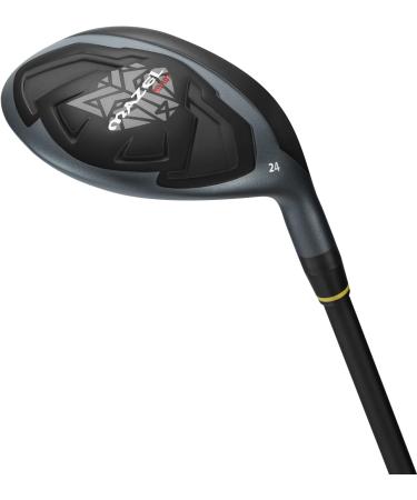 MAZEL MH107 Rescue Hybrid Golf Clubs | 21/24 Degree (4 5 Hybrid) | Graphite Shafts | Right Handed Regular/Stiff Flex | Black 24Degree Stiff - Buy Online on GoSupps.com