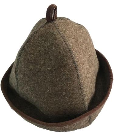 Lioaeust Sauna Hat - Effective Heat Storage Felt Hat for Men & Women | Ideal for Sauna Shower & Bath - Buy Online on GoSupps.com