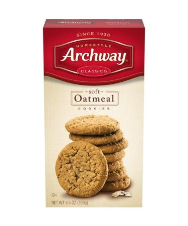 Archway Classics Soft Oatmeal Cookies - 9.5 Oz (Pack of 3) - Buy Online on GoSupps.com