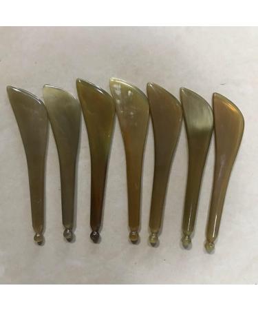 Natural Horn Scraper - Face-Lifting Massage Tool | Wrinkle-Removing Scraping Board in Random Colors | International Shipping Available - Buy Online on GoSupps.com