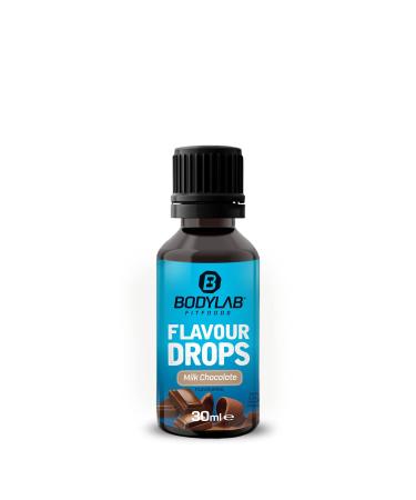 BODYLAB24 Flavor Drops 30ml whole milk chocolate calorie-free sugar-free and fat-free aroma drops flavrops for sweetness of food taste of taste without artificial dyes