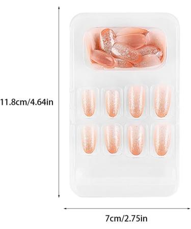 dijiusidy False Nail Fashionable Various Shapes Fingernail Full Coverage Strong Viscosity Adjustable Paster for Manicure Art 23 F741 23 1 count (Pack of 1) - Buy Online on GoSupps.com