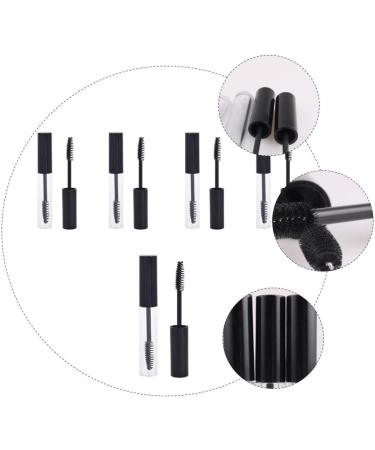 MILISTEN 5pcs Mascara Brush Empty Bottle eyelash mascara Eyelash Cream tube Refillable Bottle makeup eyeliner - Buy Online on GoSupps.com