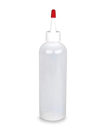 Tredoni 210ml Hair Dye Applicator Bottle Nozzle + Lid - Measuring Dye Bottle Press