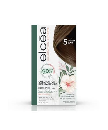 Elcea Permanent hair color and care with hibiscus milk 140 ml