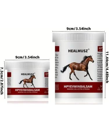Extra Strength Horse Balm with Horse Chestnuts & Chamomile - Warming Massage Gel & Moisturizing Lotion (16.9oz - Buy Online on GoSupps.com