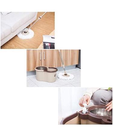 Rotating Mop Wheel Bucket System with Stainless Steel Set for Floor Cleaning with Extended Length Adjustable Handle Smooth Sailing - Buy Online on GoSupps.com