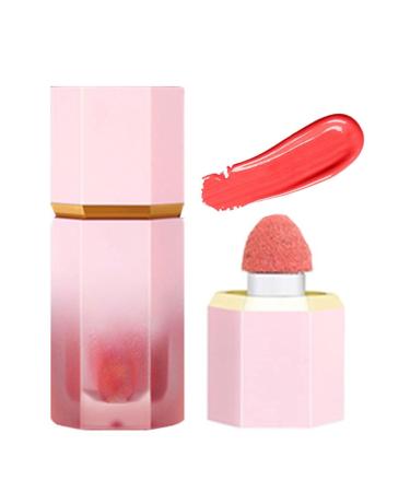 Smooth Cream Blush Makeup Creamy Liquid Blush for Cheeks Burden-free long-wearing smudge-proof natural-looking glossy finish (03)