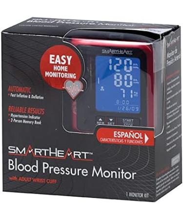 SmartHeart Blood Pressure Monitor with D-Ring Wrist Cuff & Advanced Inflation Technology - Buy Online on GoSupps.com
