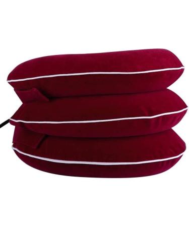 Inflatable Cervical Collar Adjustable Folding Neck Traction Devices Cervical Massage for Neck Shoulder Back Head Pain Relief Inflatable Spine Alignment (Color : #4)