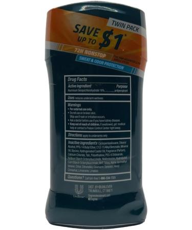 Buy Degree Antiperspirant & Deodorant Adventure - 2.7 oz 2 Pack | Best International Shipping - Buy Online on GoSupps.com