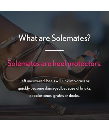Solemates Heel Protector - Clear Narrow High Heel Stoppers for Women | International Shipping Available - Buy Online on GoSupps.com