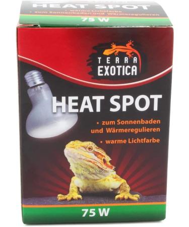 Terra Exotica 75W Heat Spot Bulb for Reptiles - 3 Pack Terrarium Lighting - Optimal Heat for Reptile Habitats - 25W 40W 60W 100W 150W Options Available - Buy Online on GoSupps.com