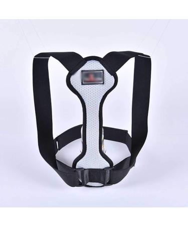 Adjustable Clavicle Support Brace for Men Women Back Posture Corrector for Bad Posture Improve Shoulder Alignment Upper Back Sup (Color : Gray Size : Large-XXL) Handmade Full moon lofty ambition