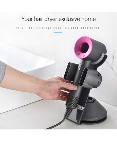 Hair Dryer Holder Stand Magnetic Display Stand for Supersonic Hair Dryer Suitable for Bathroom Bedroom Hair Salon 5.9 * 5.19 * 6.48in - Buy Online on GoSupps.com