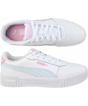 PUMA Girls Carina 2.0 Jr Sneaker - 39 EU - Puma White Dewdrop | Shop Internationally - Buy Online on GoSupps.com