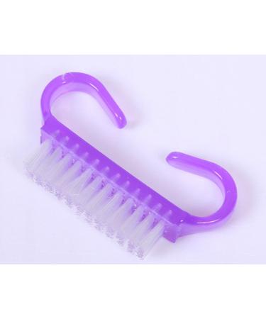 Pack of 3 Nail Brushes - Tough Firm Cactus Bristles | Purple Pink & Blue Hand Cleaning Brushes for Ultimate Nail Care - Buy Online on GoSupps.com
