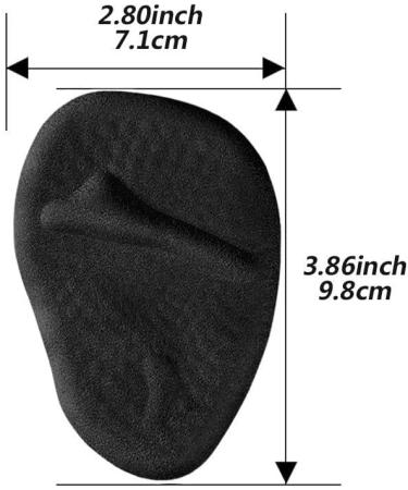 Danlai Soft Half Pillow Insole - 2 Pairs Self-Adhesive Heel Pillow Inserts | Anti-Slip Shoe Pads for Ultimate Comfort - Buy Online on GoSupps.com