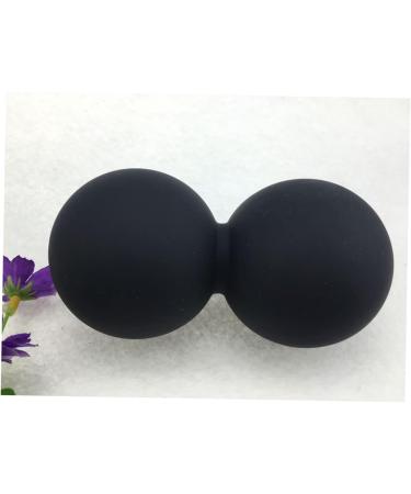 Minkissy Lacrosse Ball & Fitness Towels Set - High Density Muscle Roller & Yoga Mat Tear Resistant Sweat Absorbent - 2pcs Black for Studio & Relaxation - Buy Online on GoSupps.com