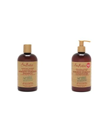 SheaMoisture Manuka Honey and Mafura Oil Intensive Hydration Shampoo and Conditioner 13 oz