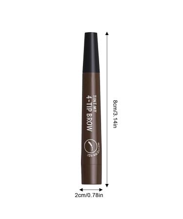 Aznever Dark Brown Beard Filler - Waterproof Hair Base Pencil & Long-Lasting Beard Marker for Men - Buy Online on GoSupps.com